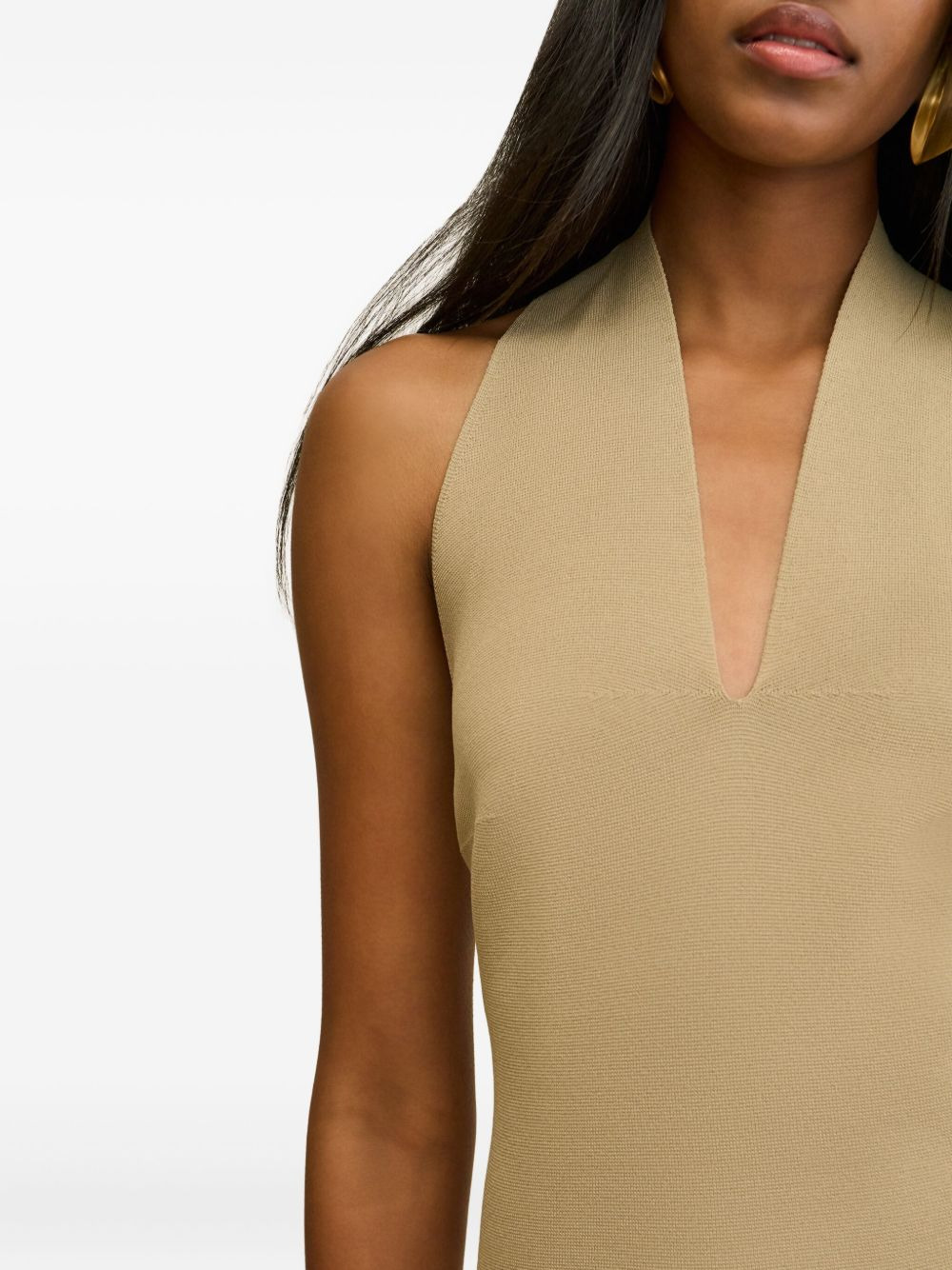 Caia halterneck midi dress - 5