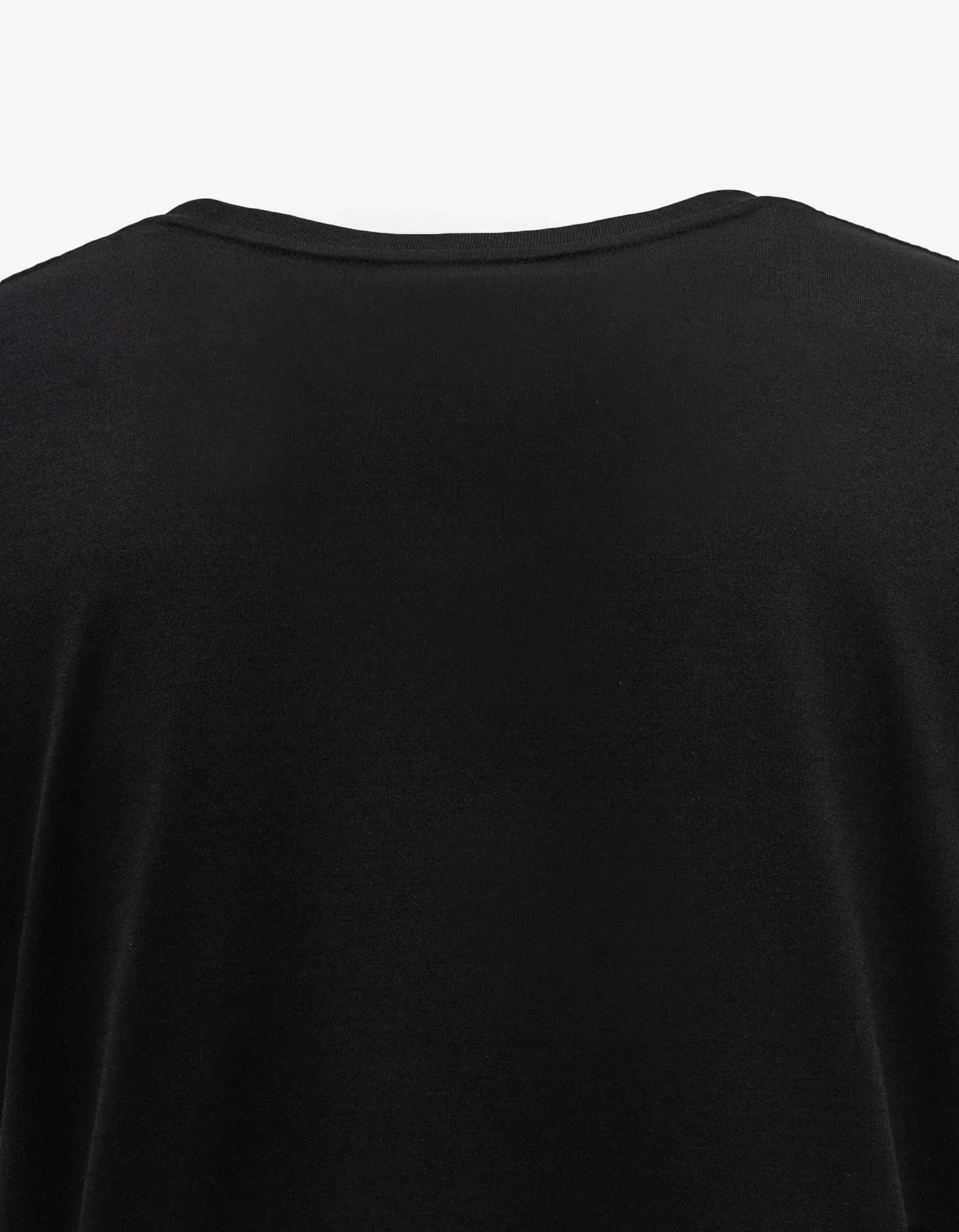 Saint Laurent Black Rive Gauche Logo T-Shirt - 4