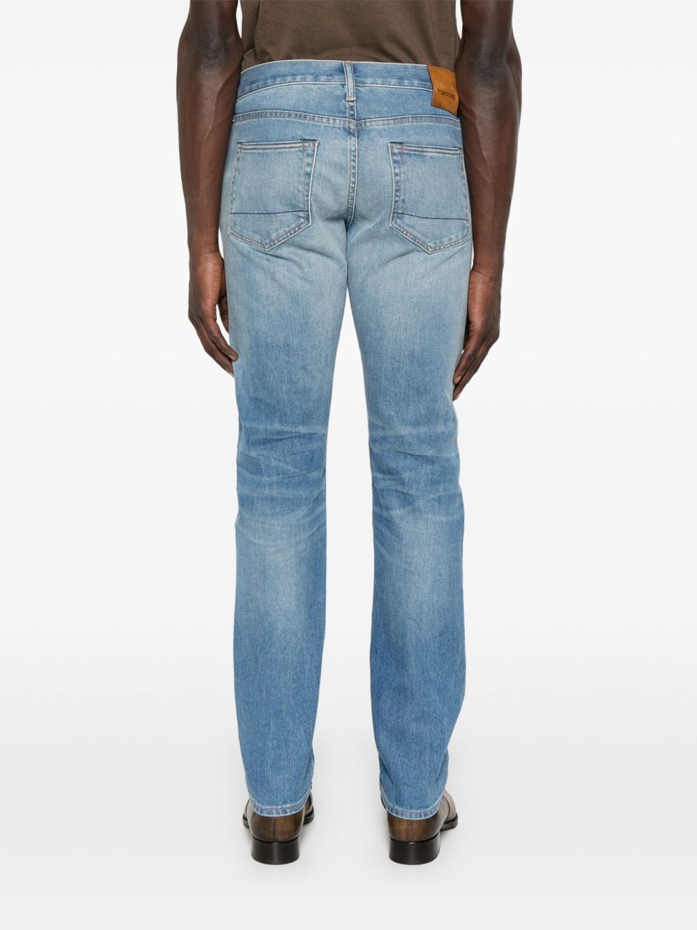 faded-effect jeans - 4