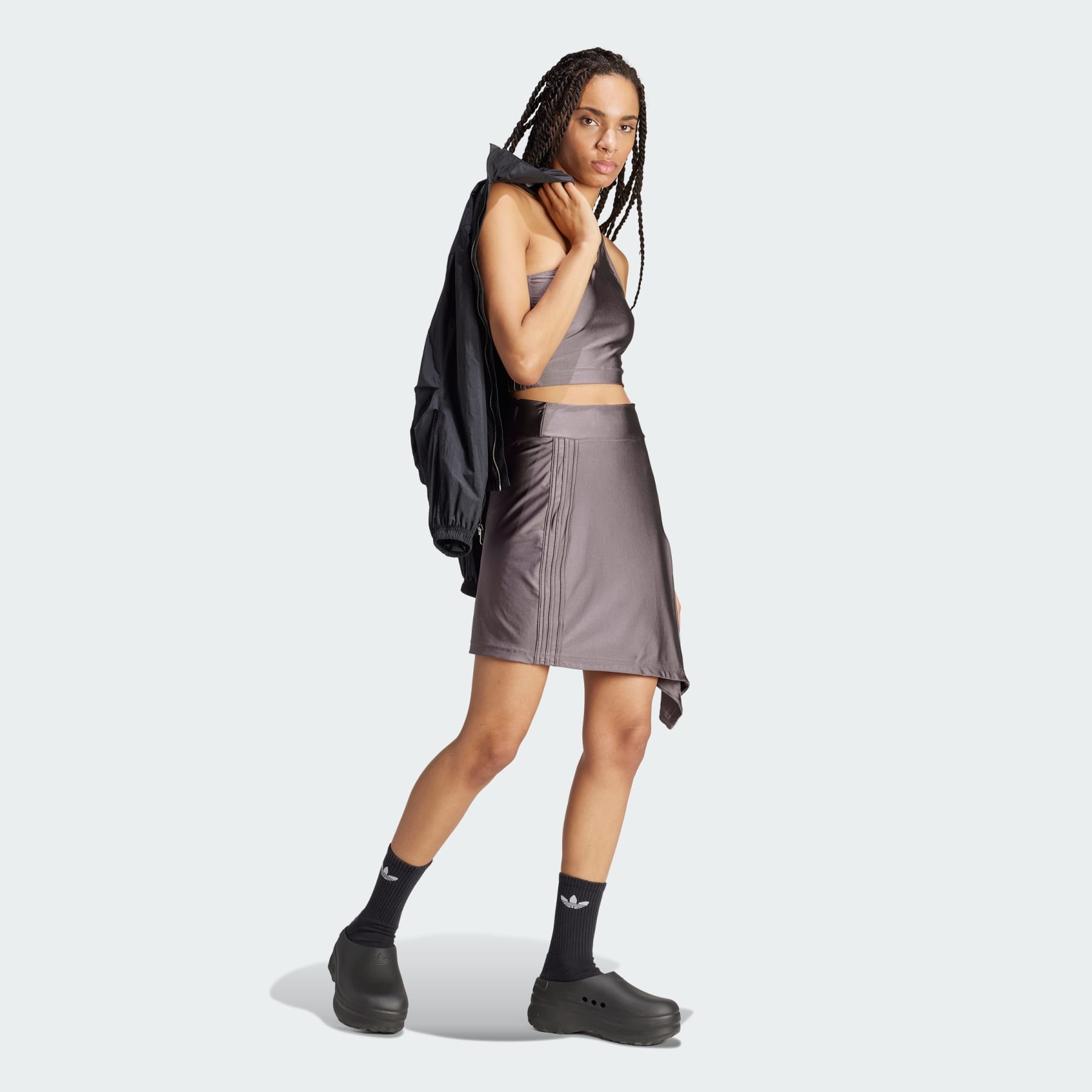 Fashion Satin Miniskirt - 4
