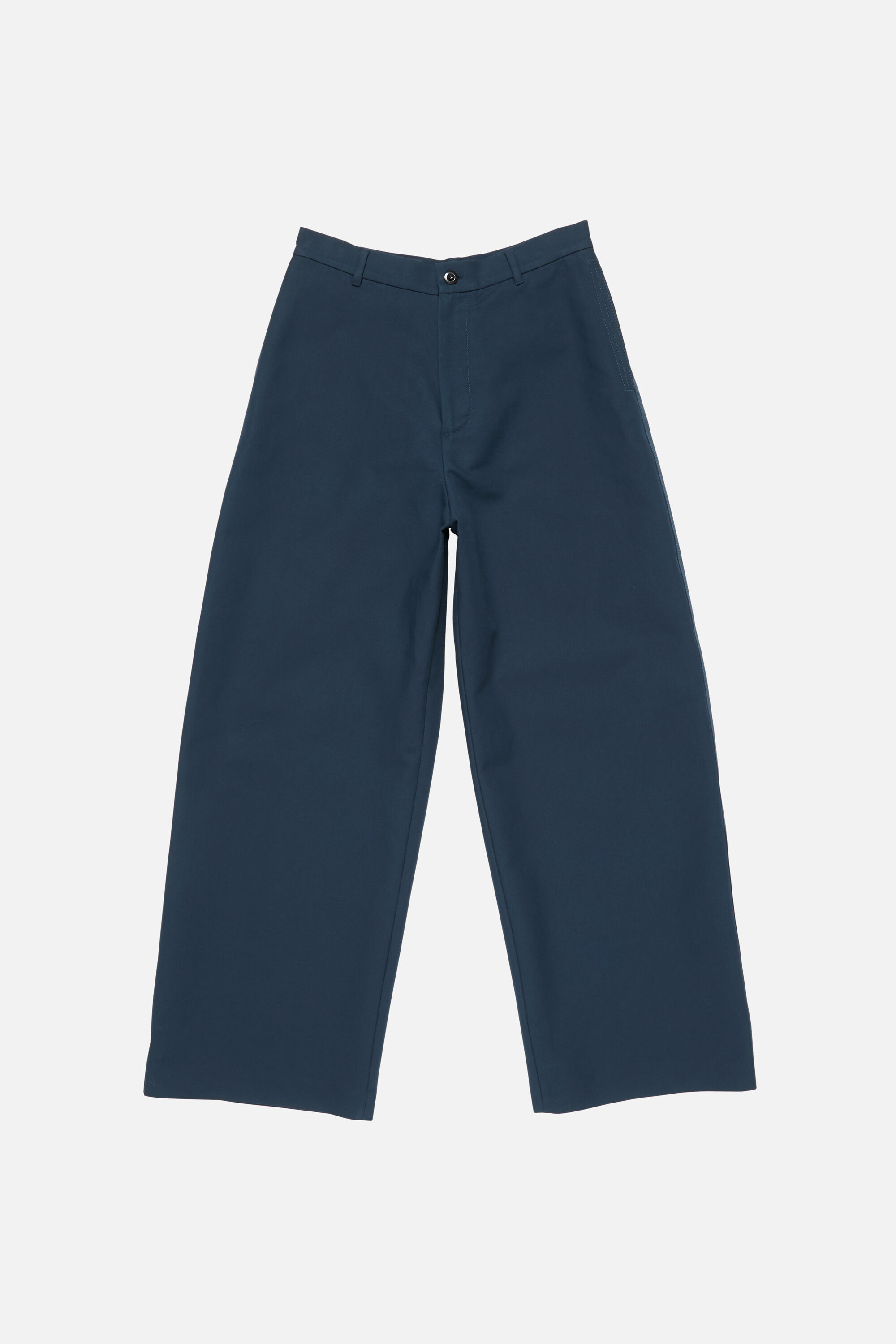 Satin trousers - Navy blue - 6