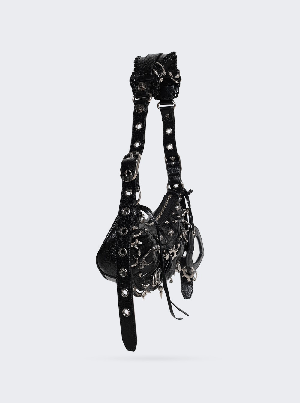 Le Cago Spike Shoulder Bag Black - 2