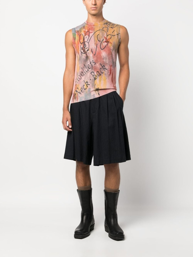 Vivienne Westwood graphic-print cotton tank top outlook