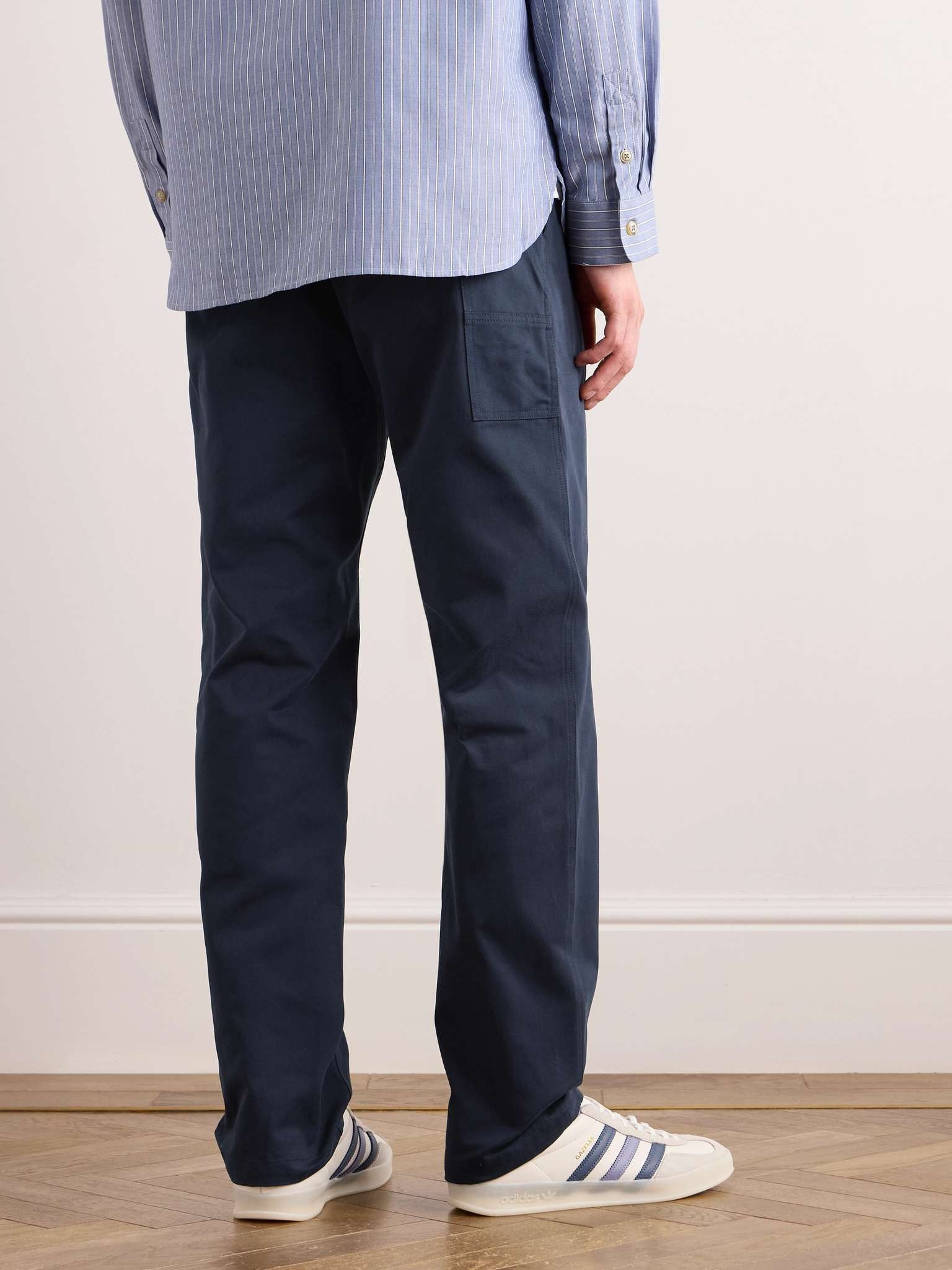 Chuck Straight-Leg Cotton-Twill Trousers - 4