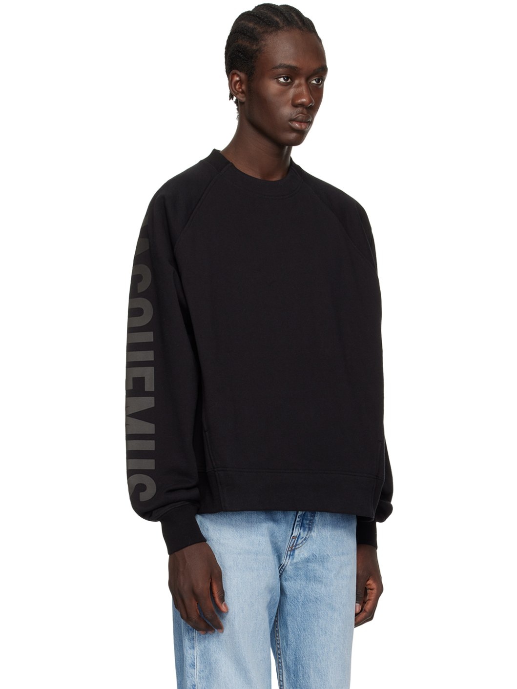 Black Les Classiques 'Le Sweatshirt Typo' Sweatshirt - 2
