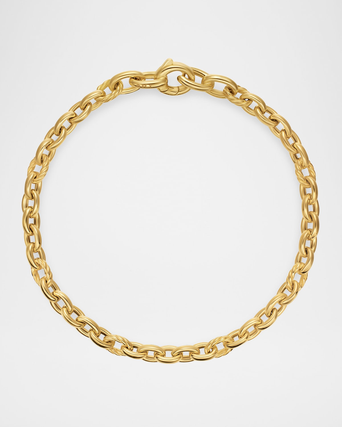 DY Mercer Petite Chain Bracelet in 18K Gold, 4.5mm - 5