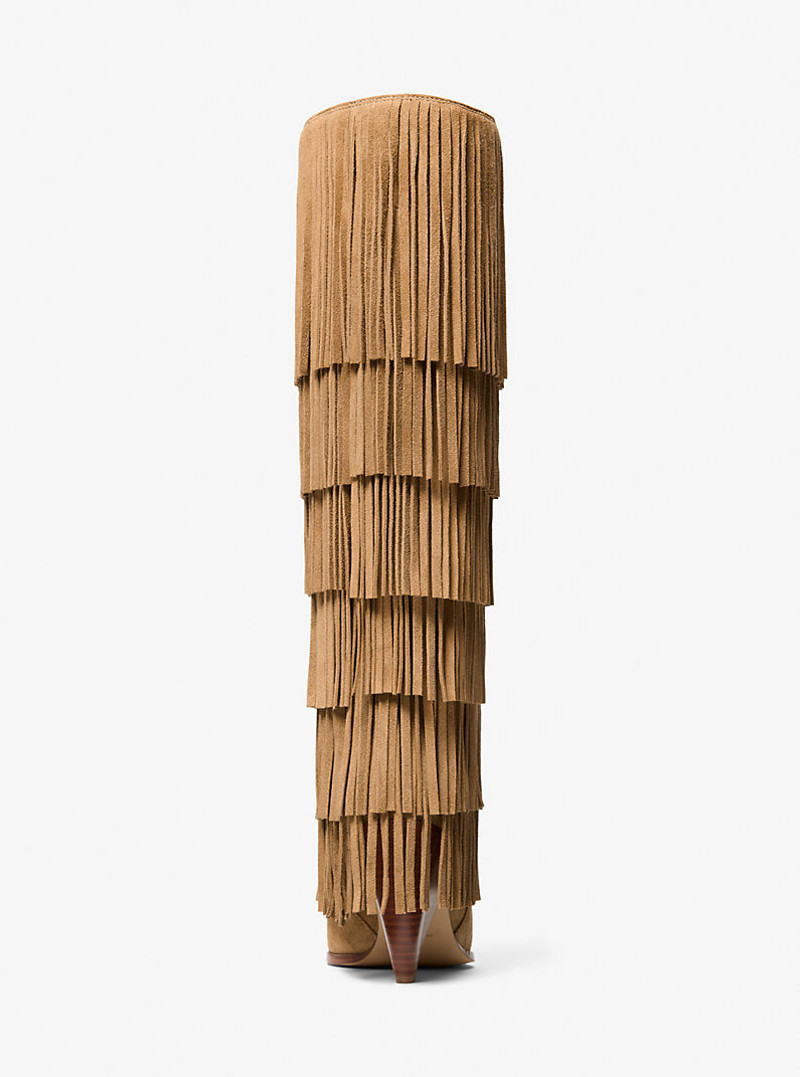Jayla Fringed Suede Tall Boot 4