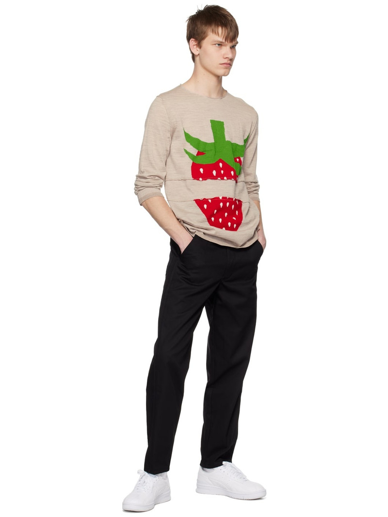 Comme des Garçons SHIRT Beige Brett Westfall Edition Sweater outlook