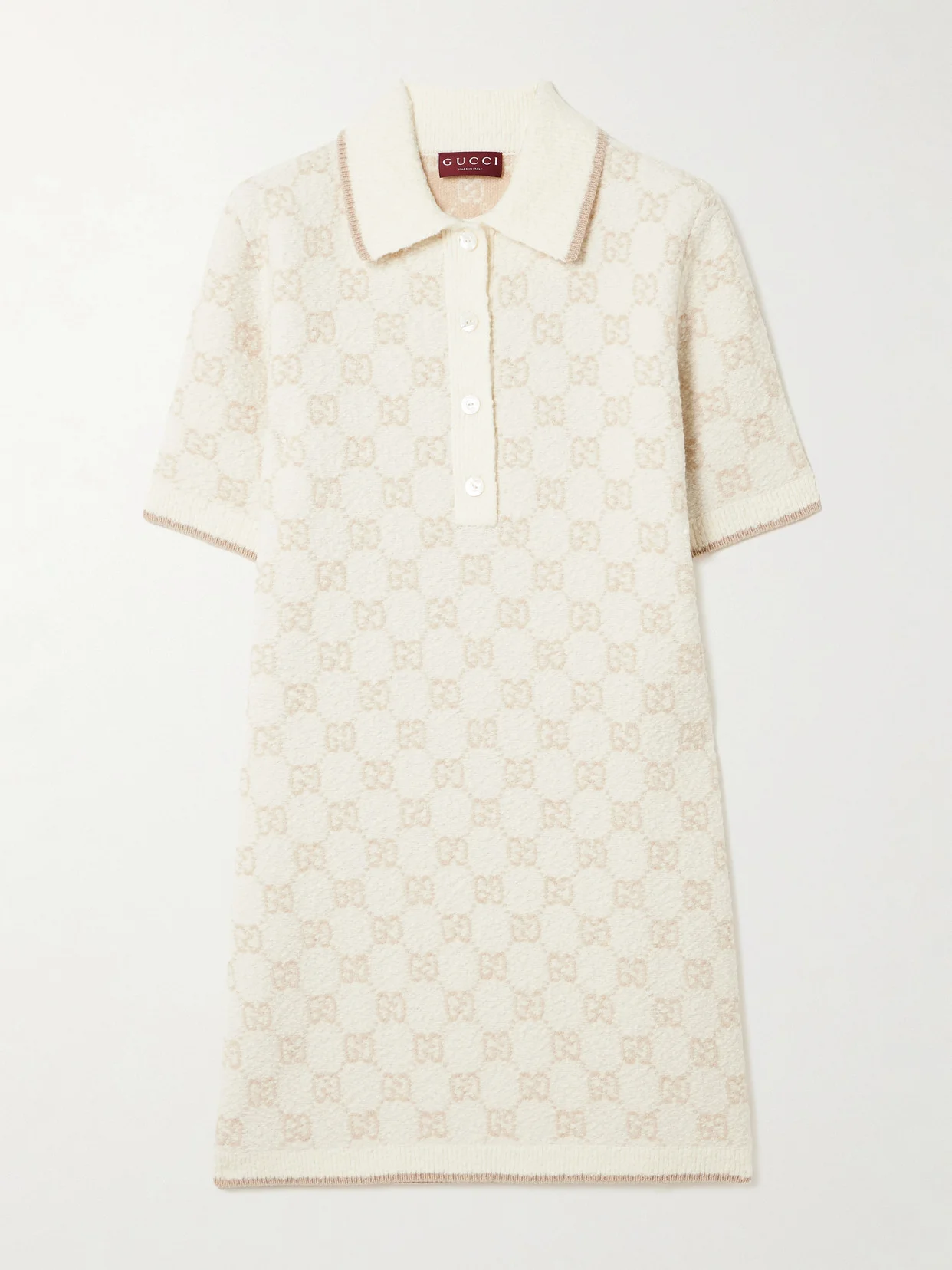 Instaria-knit Wool-blend Bouclé Mini Dress - 1