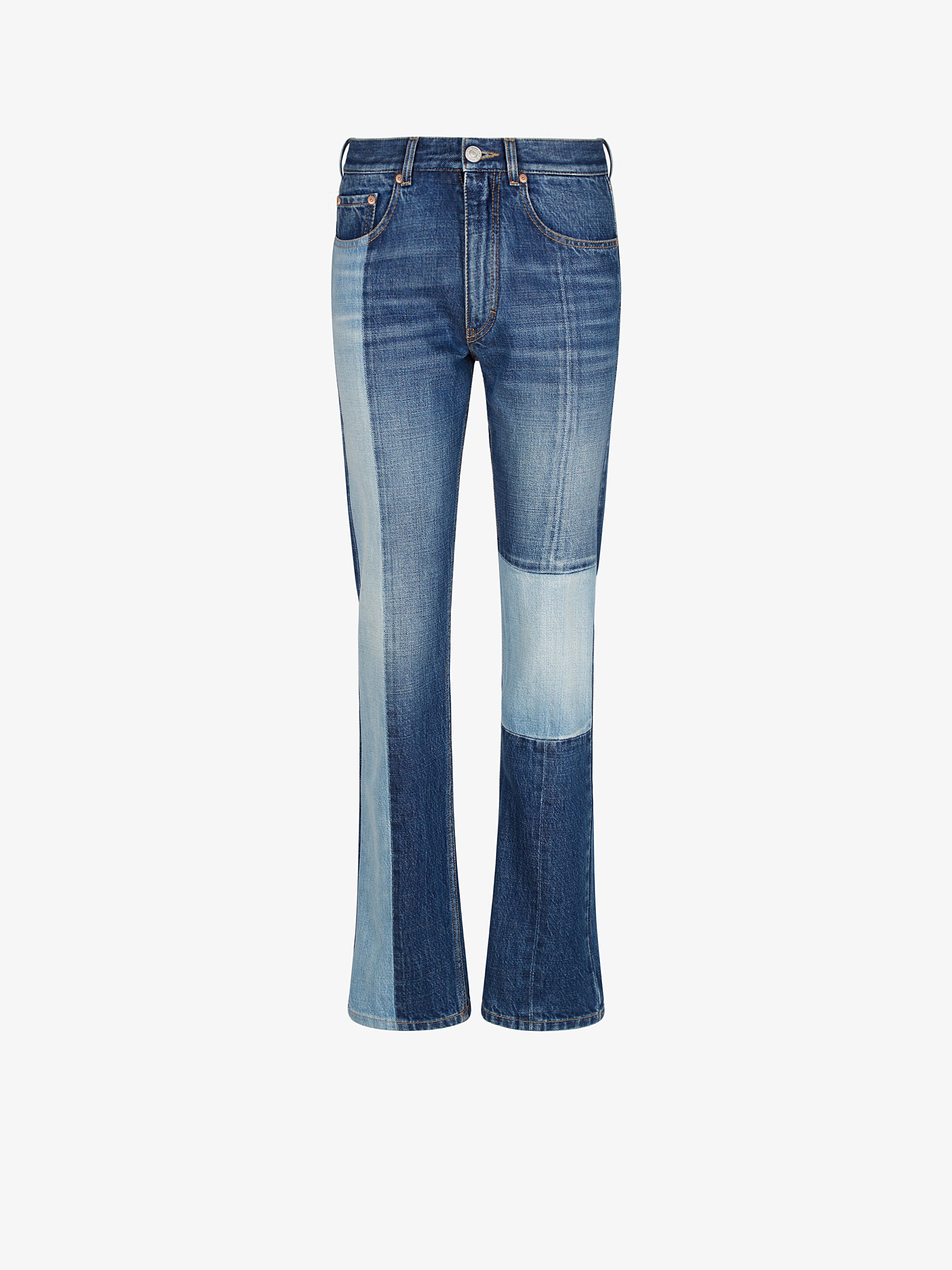 Jeans in contrasting denim - 1