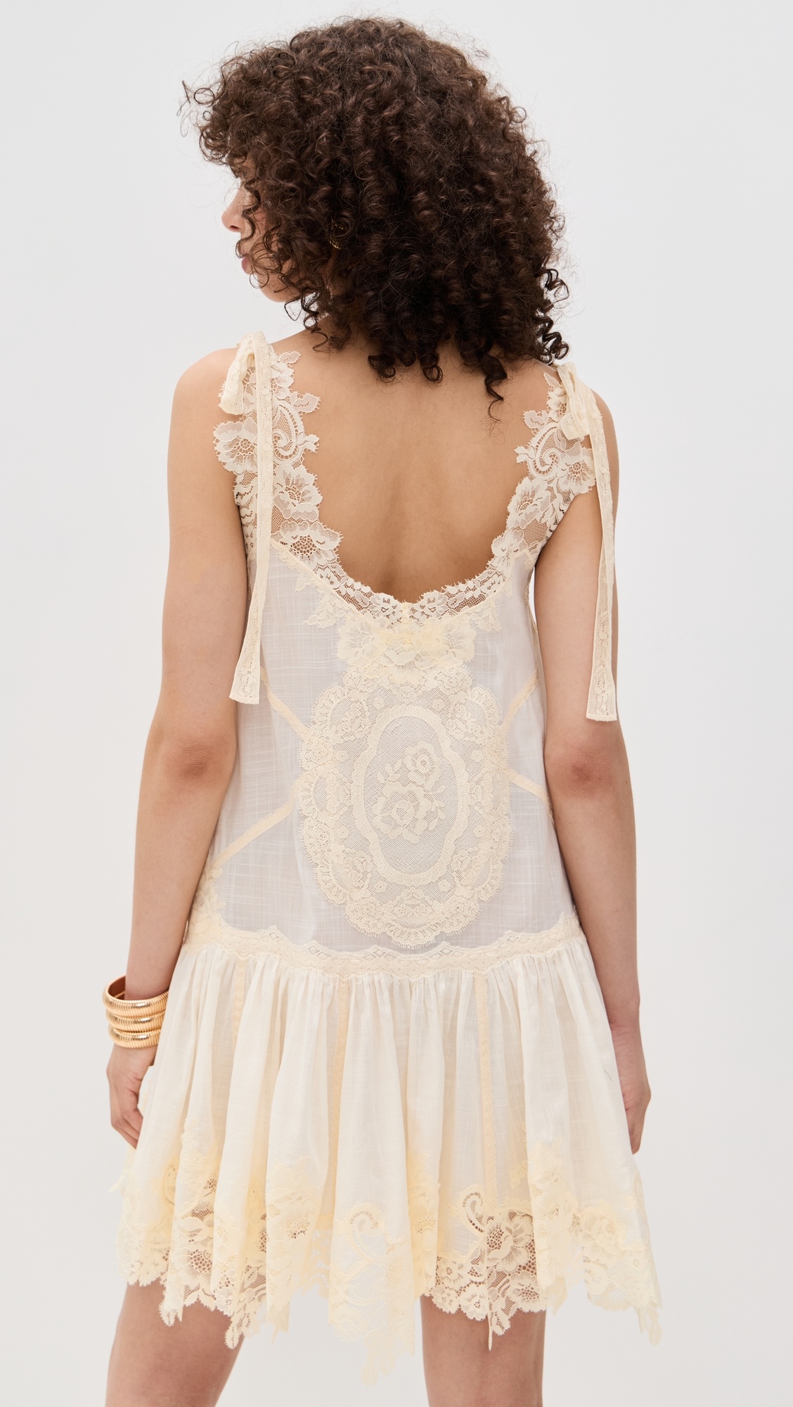 Cascadian Lace Mini Dress - 2