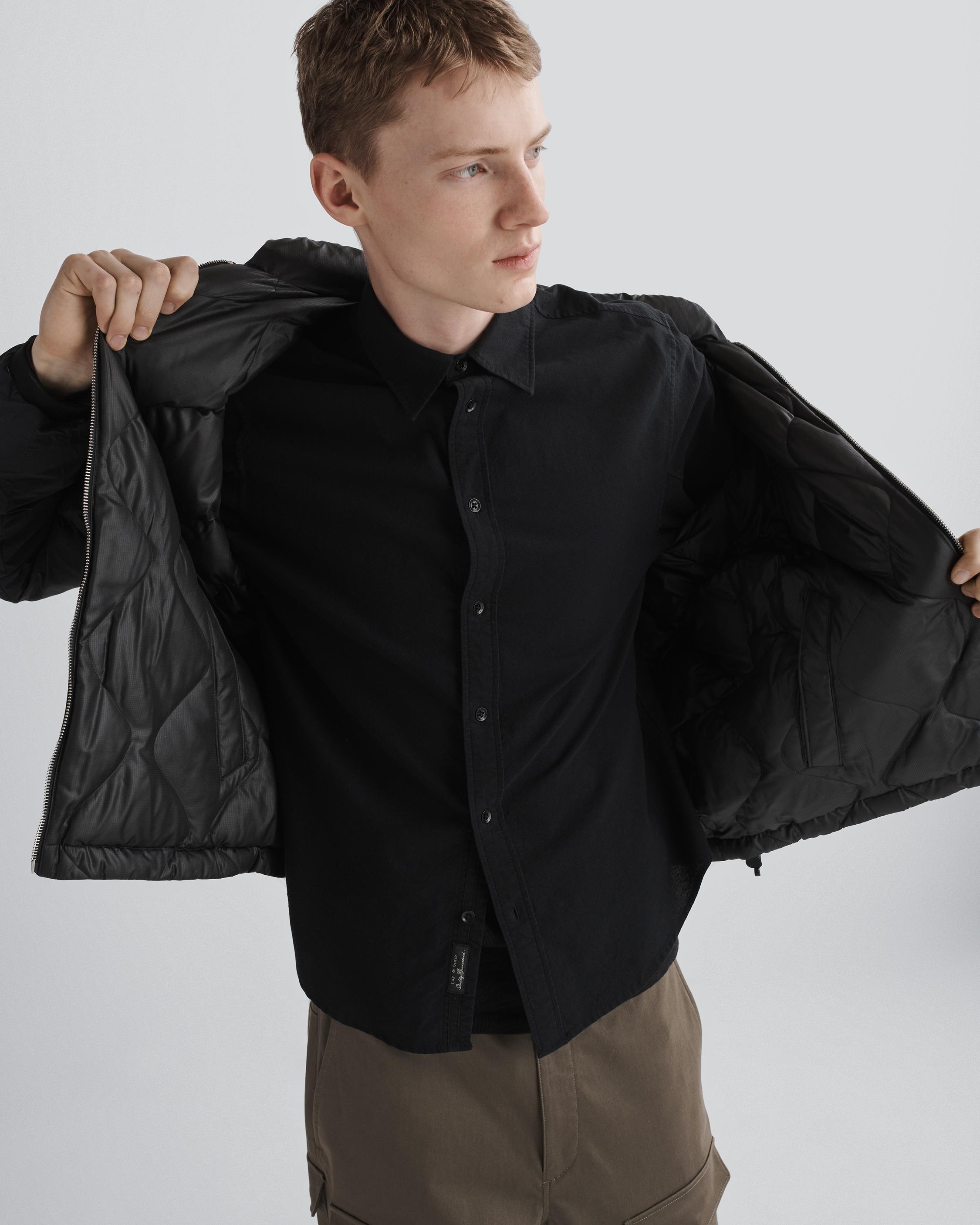 Black reversible jacket factory Unintended