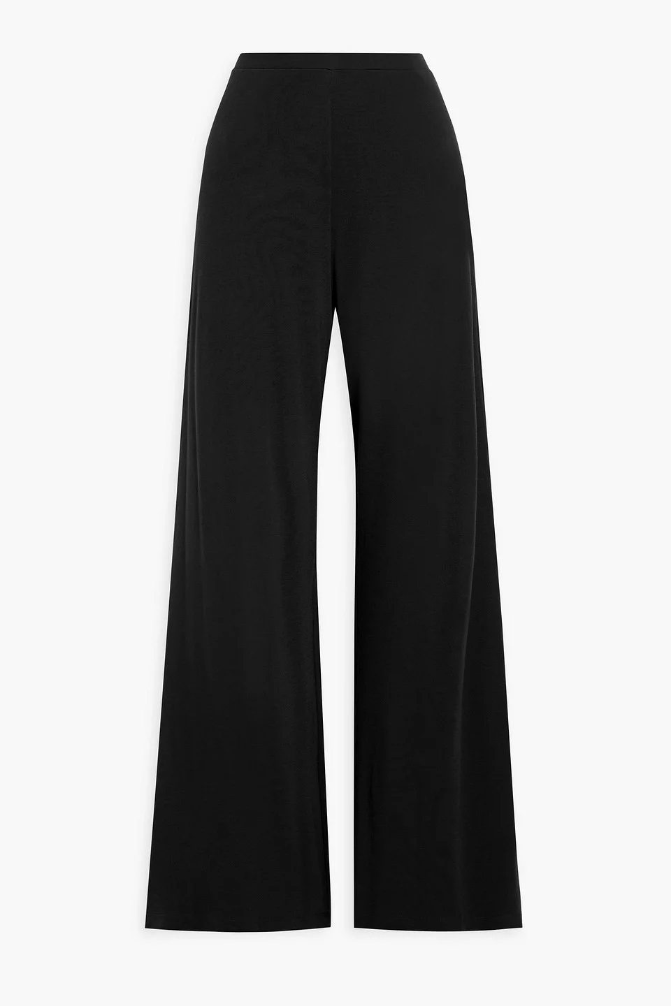 Brooklyn Lyocell and wool-blend jersey wide-leg pants - 1