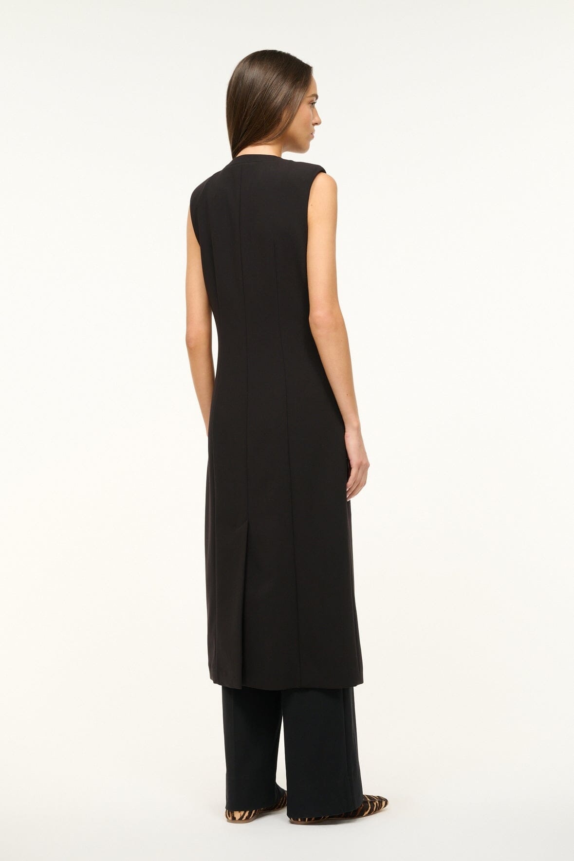 STAUD VARICK VEST BLACK - 5