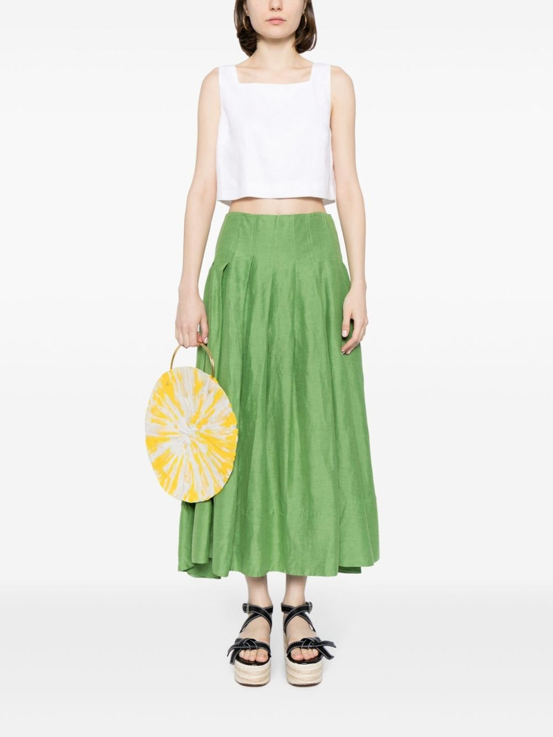 Reformation Saige linen crop top outlook