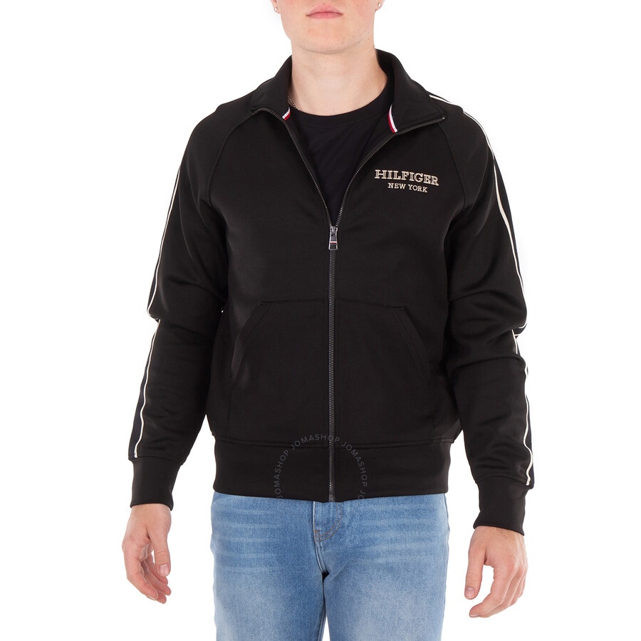 Tommy Hilfiger - Tommy Hilfiger Monotype Zip-Thru Track Jacket, Size Small - 1