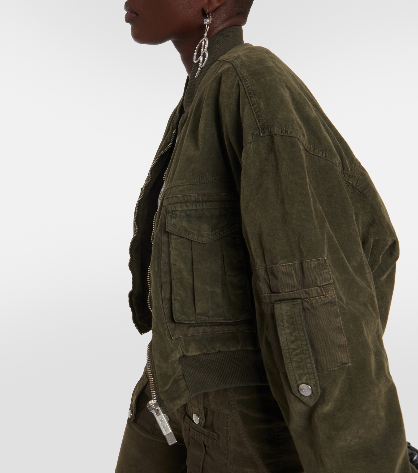 Velvet bomber jacket - 5