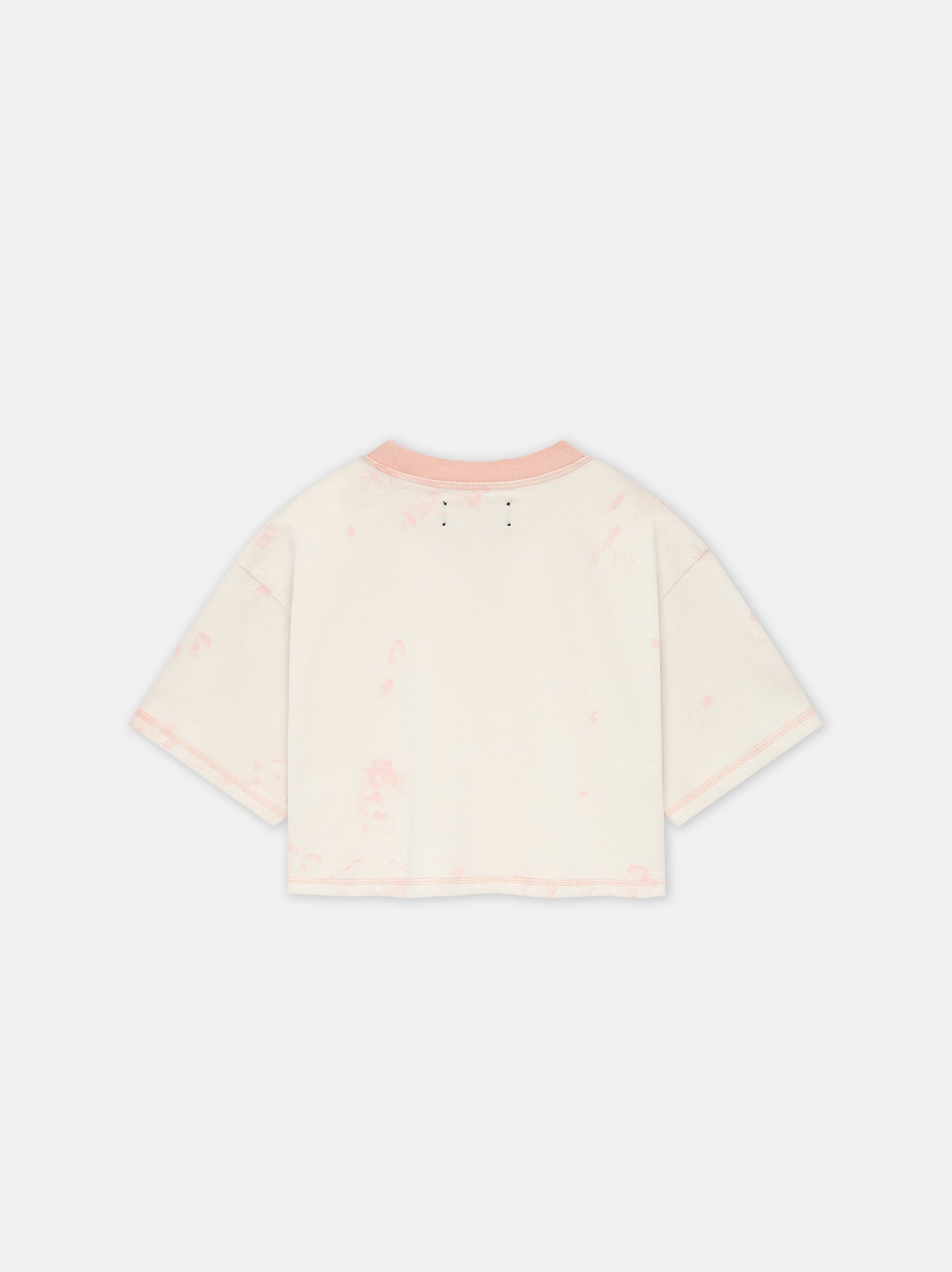 WOMEN'S AMIRI SCRIPT CROPPED TEE - 2