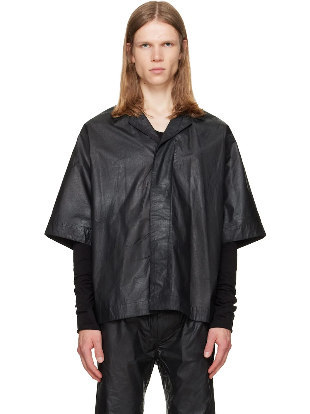 Black Coated Kite Shirt - 1