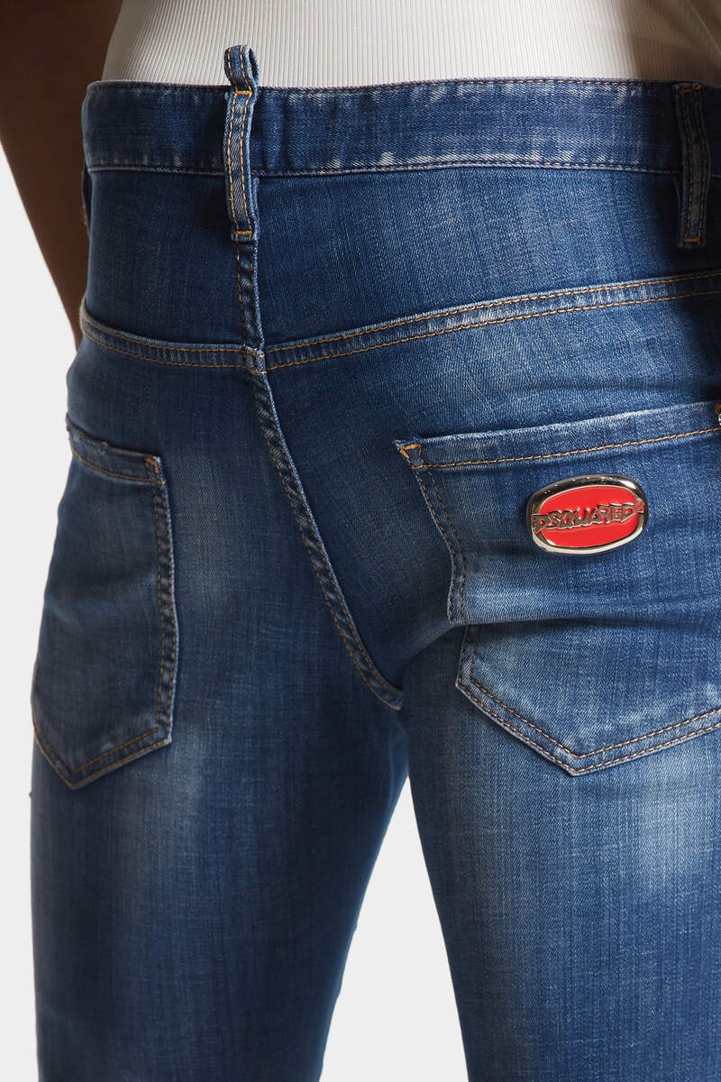 MEDIUM CLEAN WASH SKATER JEANS - 6