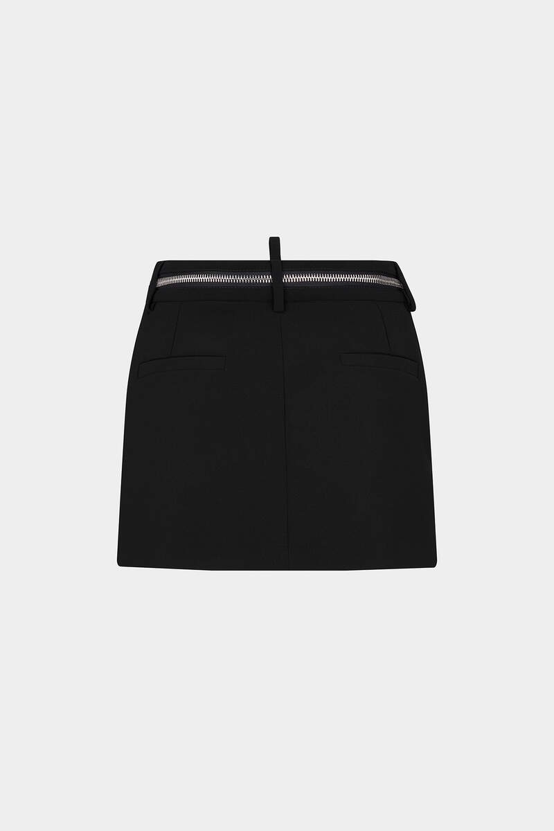 ICON ZIPPED MINI SKIRT - 2