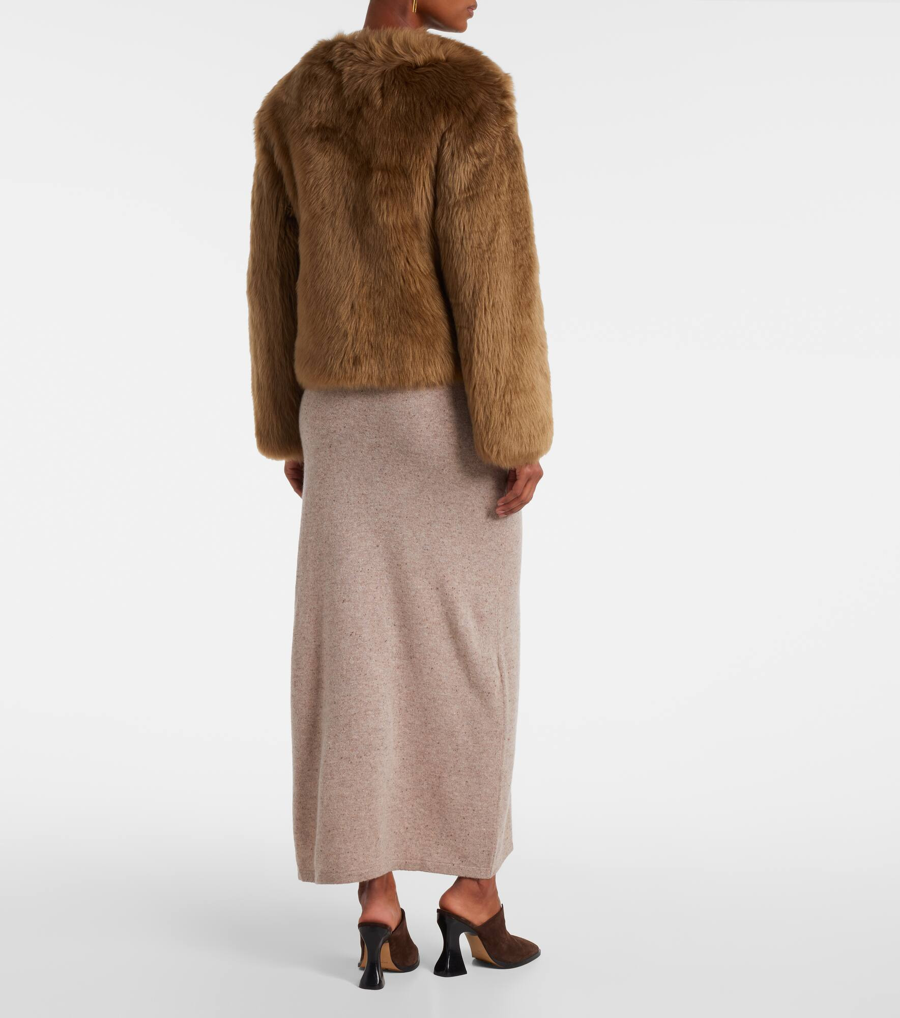 Maury faux-fur leather jacket - 3