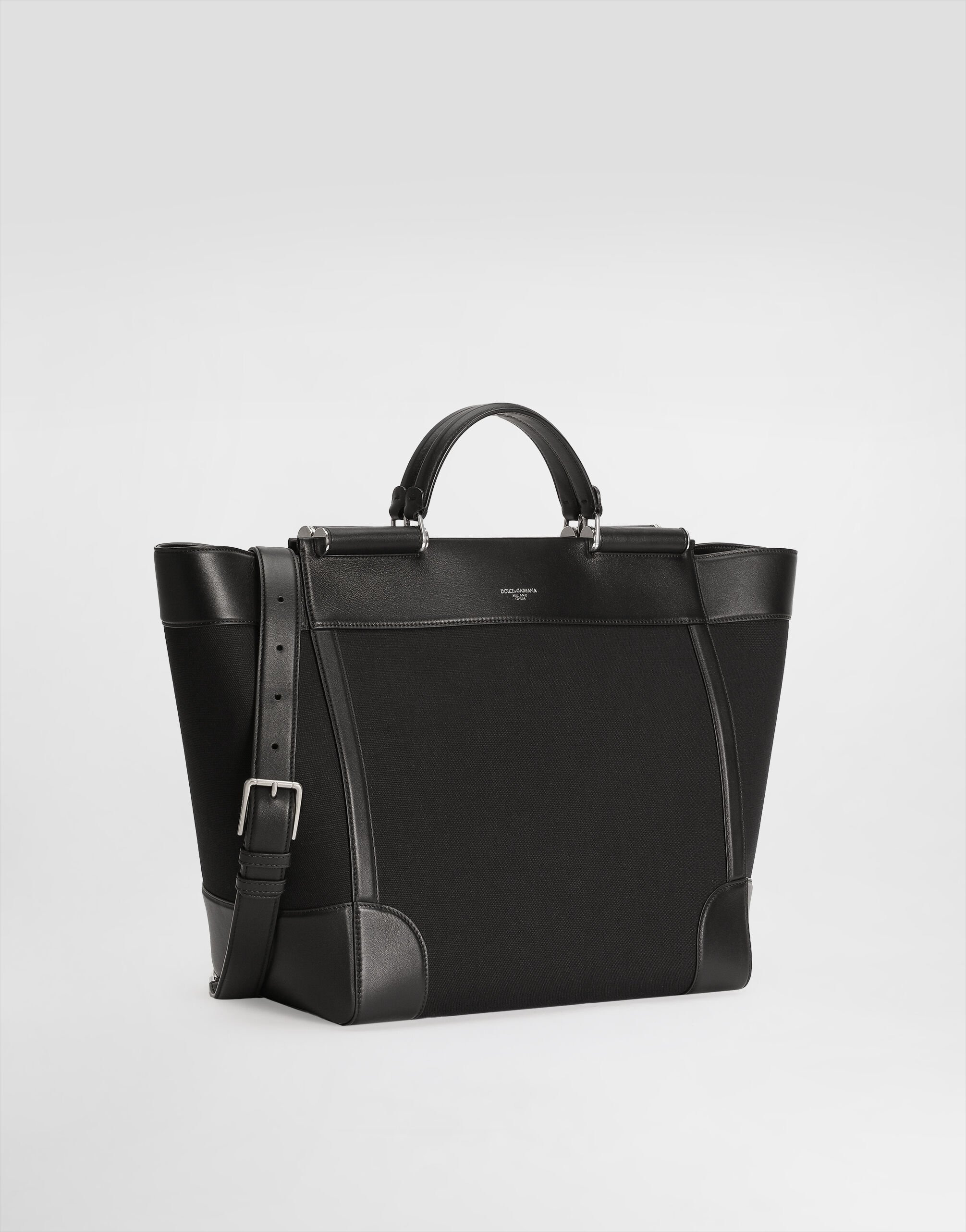 Calfskin and panama bag - 3