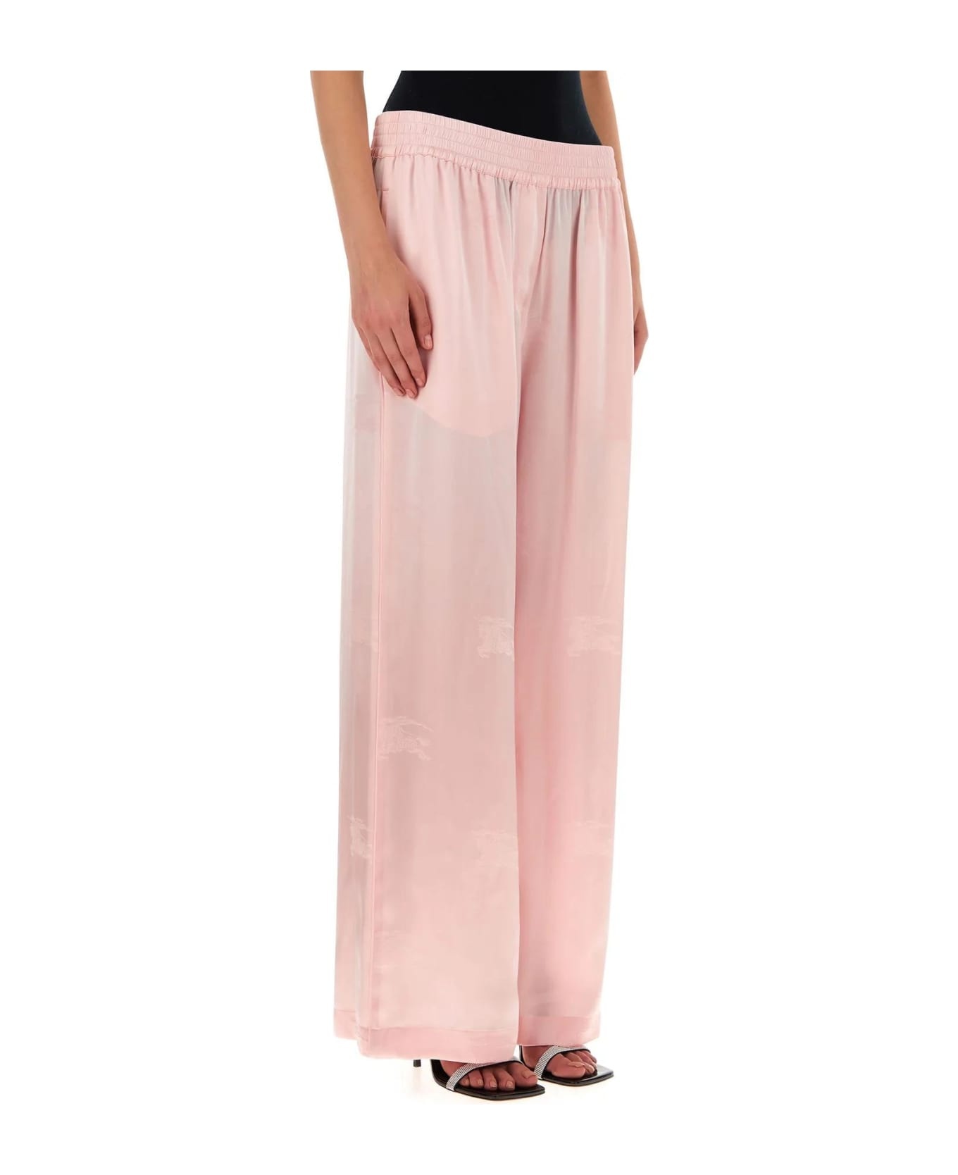 Pastel Pink Satin Pyjama Pant - 4