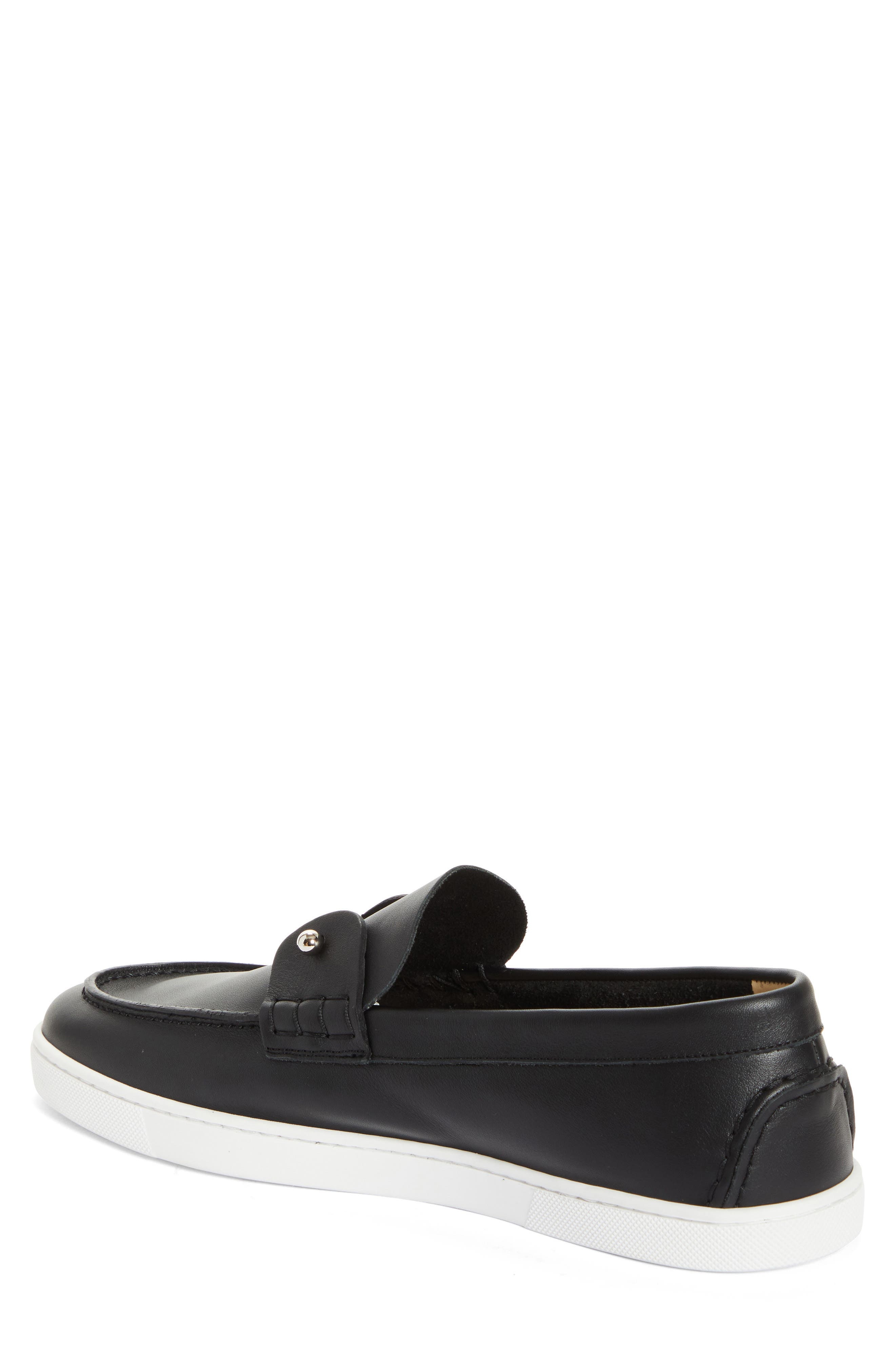 Christian Louboutin Chambeliboat Flat Loafer in Bk01-Black at Nordstrom - 2