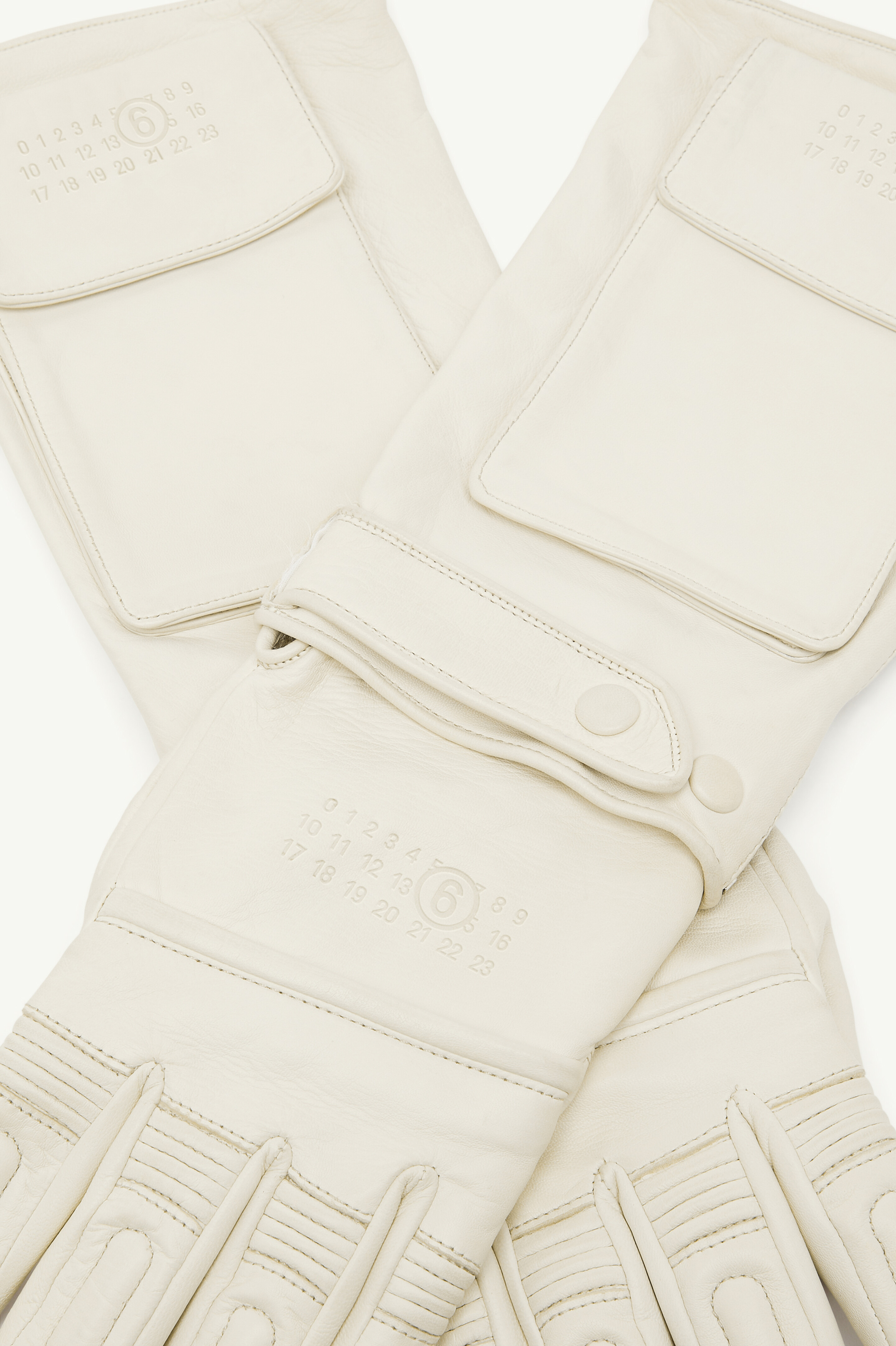 MM6 x Agnelle Leather Gloves - 2