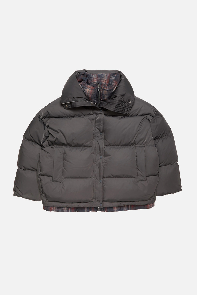 Puffer down jacket - Dark grey/multi 6