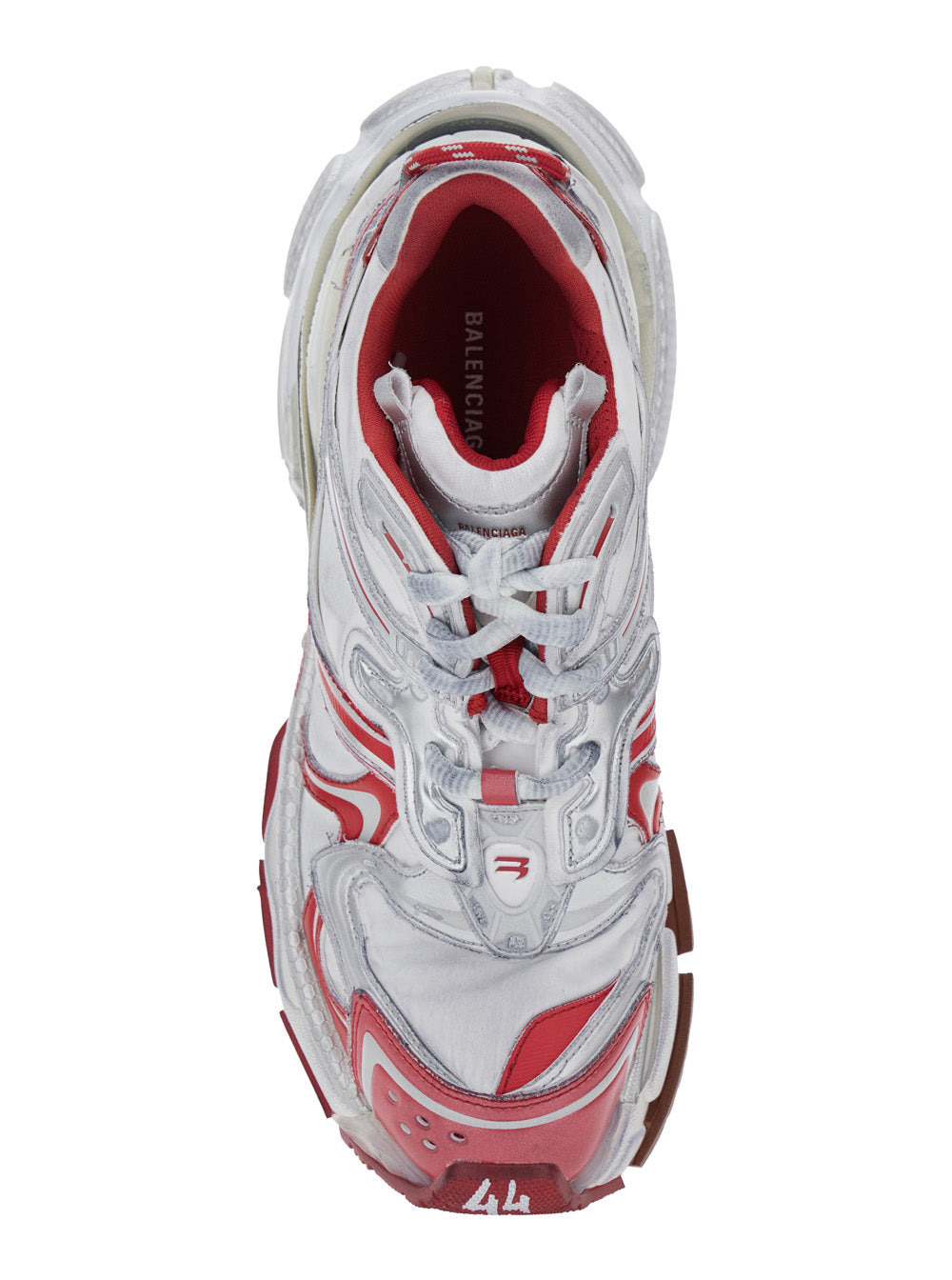 Balenciaga Men 'Runner 2' Multicolor Sneaker With Embossed Logo In Mesh And Nylon Man - 4