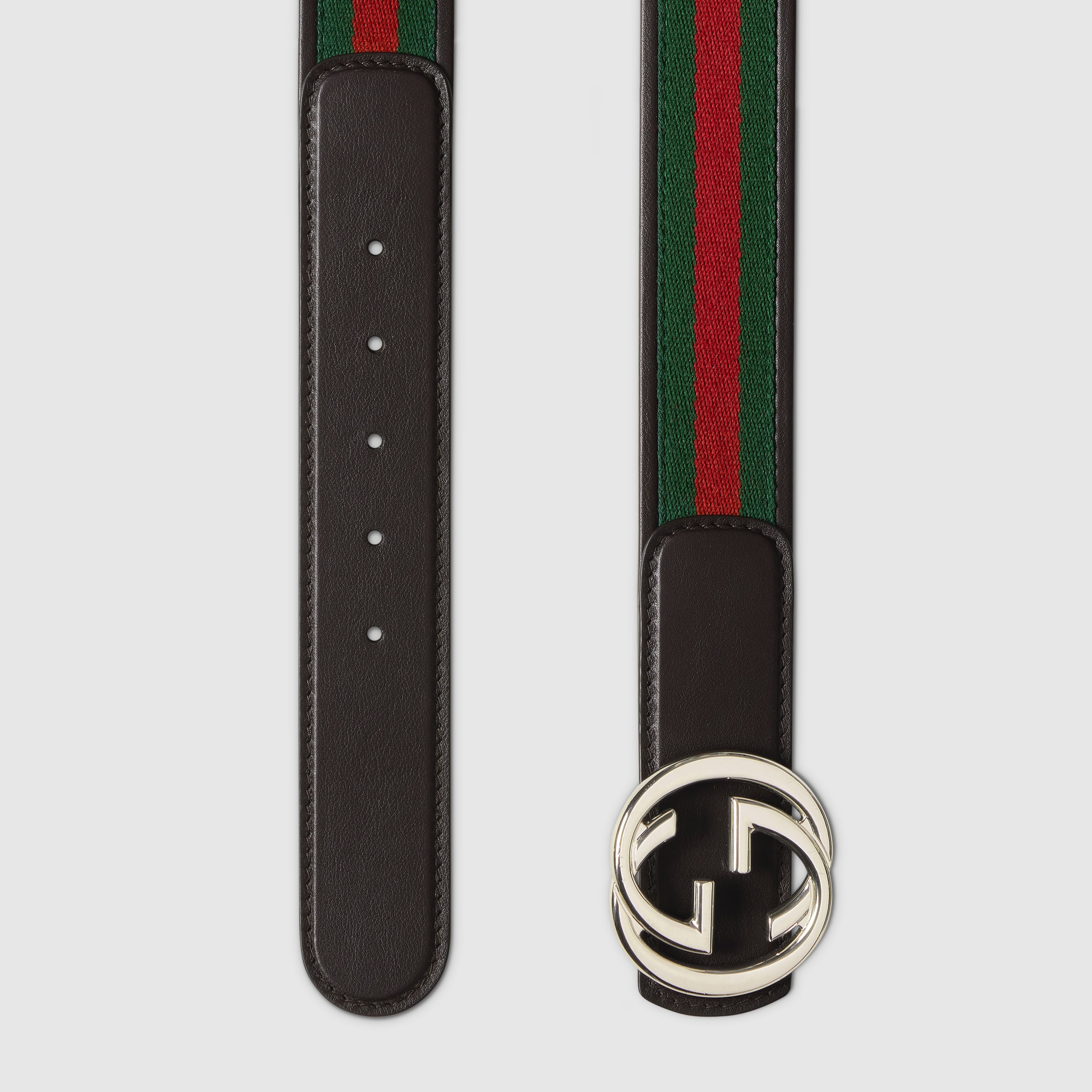 Reversible belt with Interlocking G buckle - 2