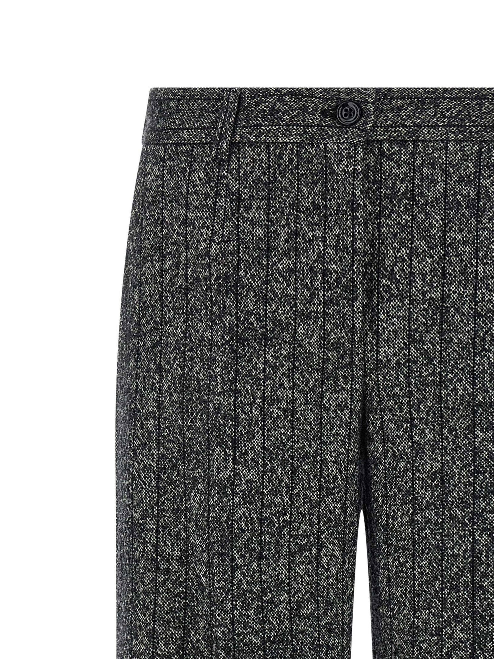 Dolce & Gabbana Women Striped Wool Pants - 3