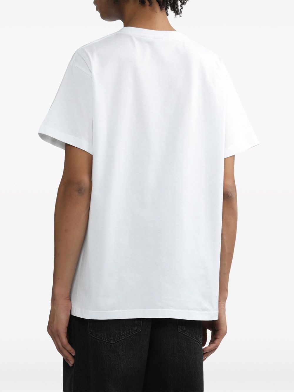 logo-print cotton T-shirt - 4