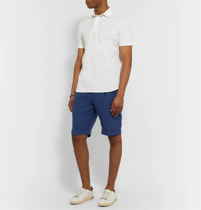 Loro Piana Slim-Fit Pleated Linen Shorts outlook