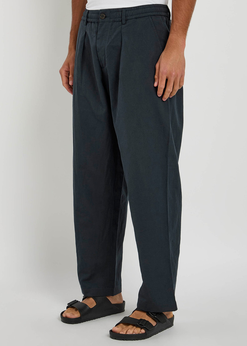 Universal Works Universal Works Oxford Linen-blend Trousers outlook