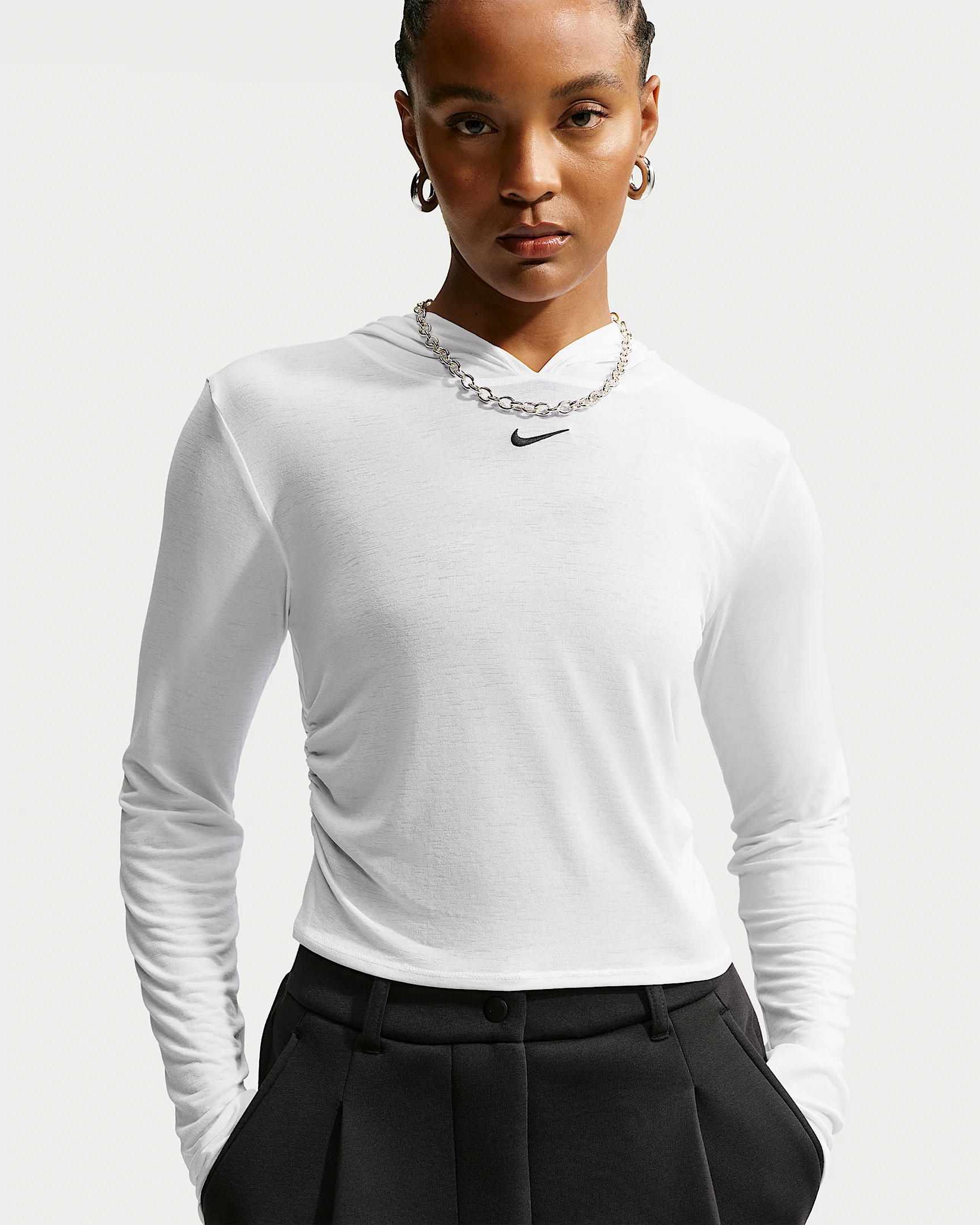 Nike Sportswear Women's Slim Long-Sleeve Sheer Top - 1