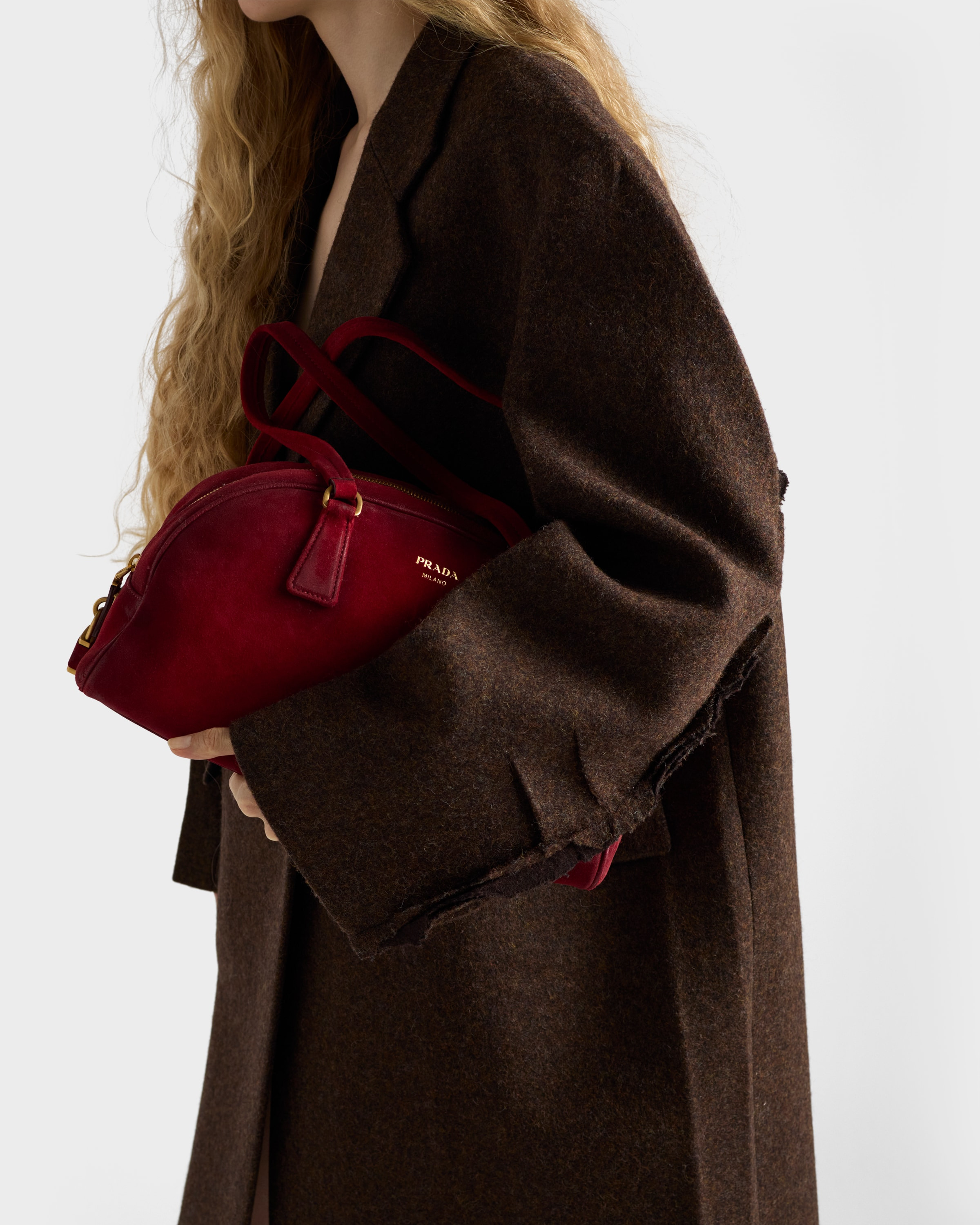 Single-breasted shetland wool coat - 3