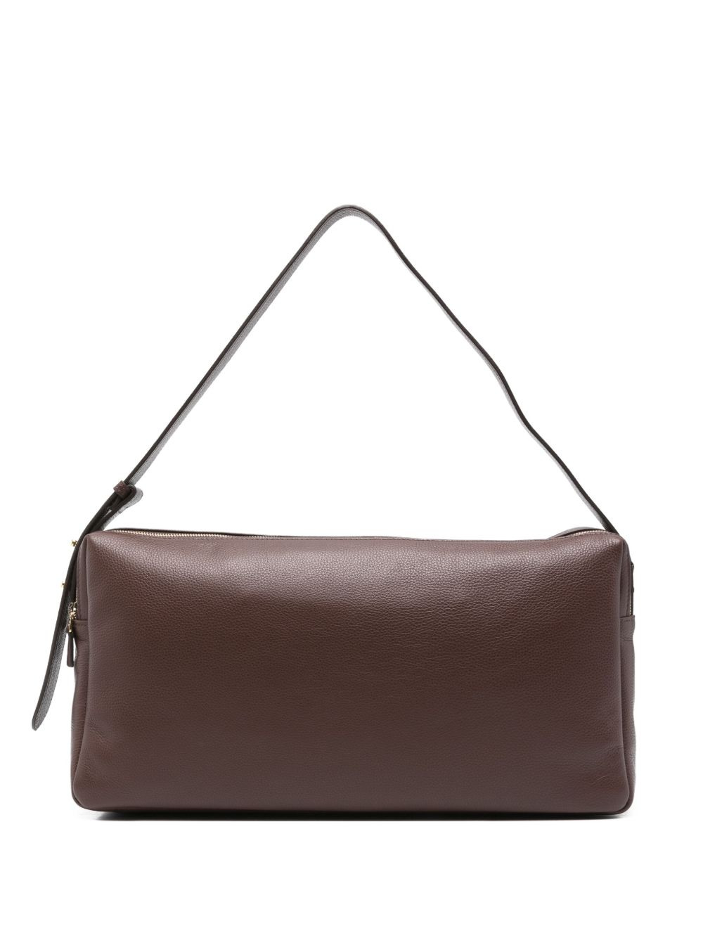 large Trousse pebbled-leather zip-fastening shoulder bag - 1