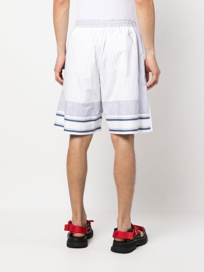 striped Bermuda shorts - 4