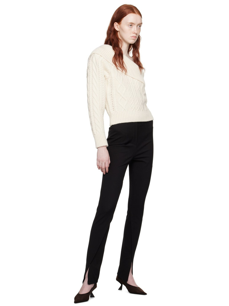 RECTO Off-White Single-Shoulder Sweater outlook
