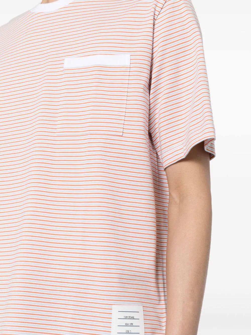 Thom Browne Oversized Short Sleeve Pocket Tee | club21