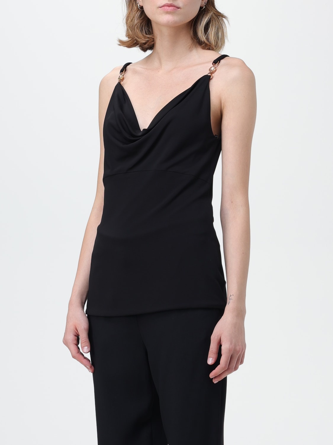 Versace top in stretch viscose - 4