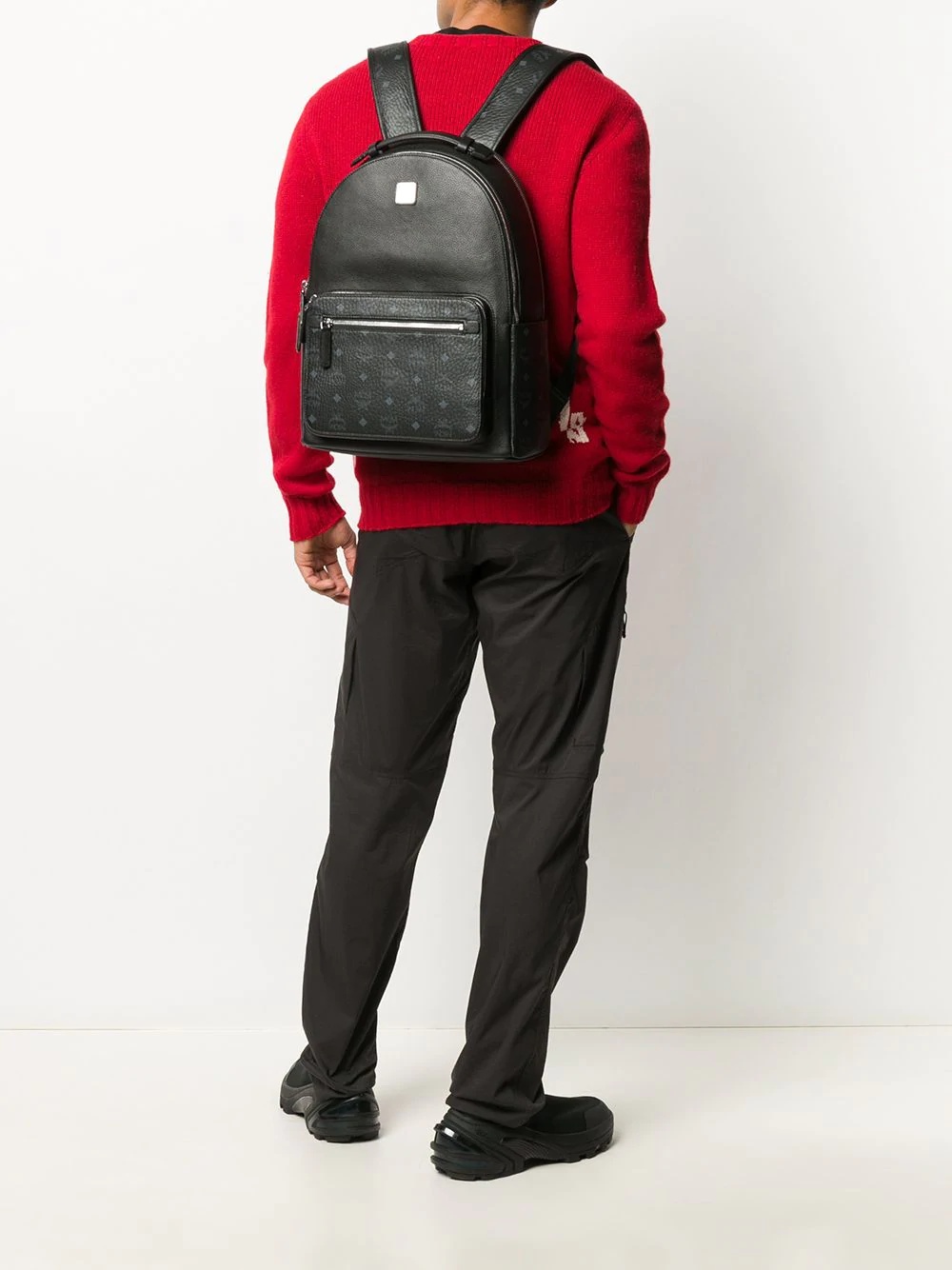 round-top structured backpack - 2