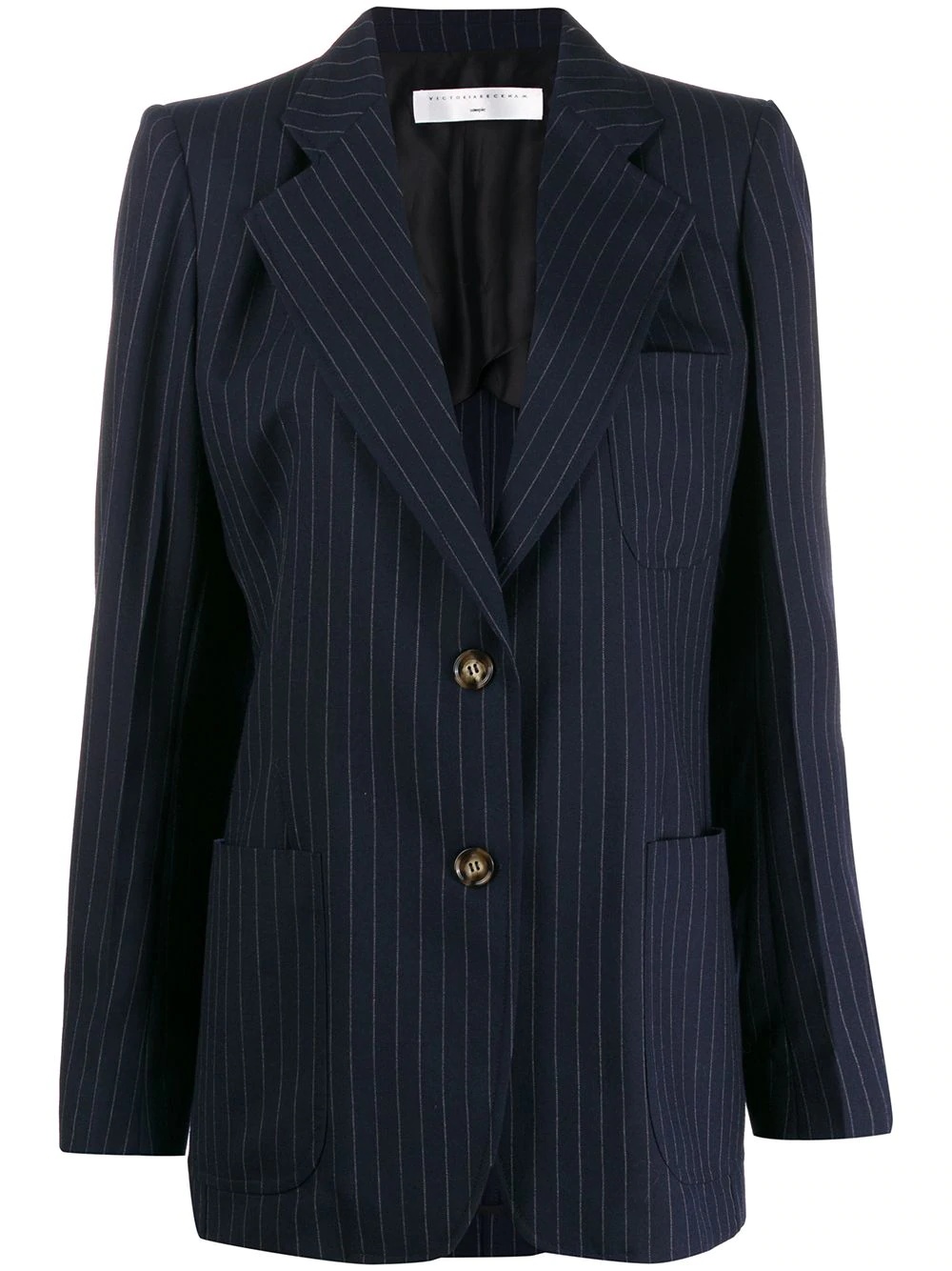 Bowie striped single-breasted blazer - 1