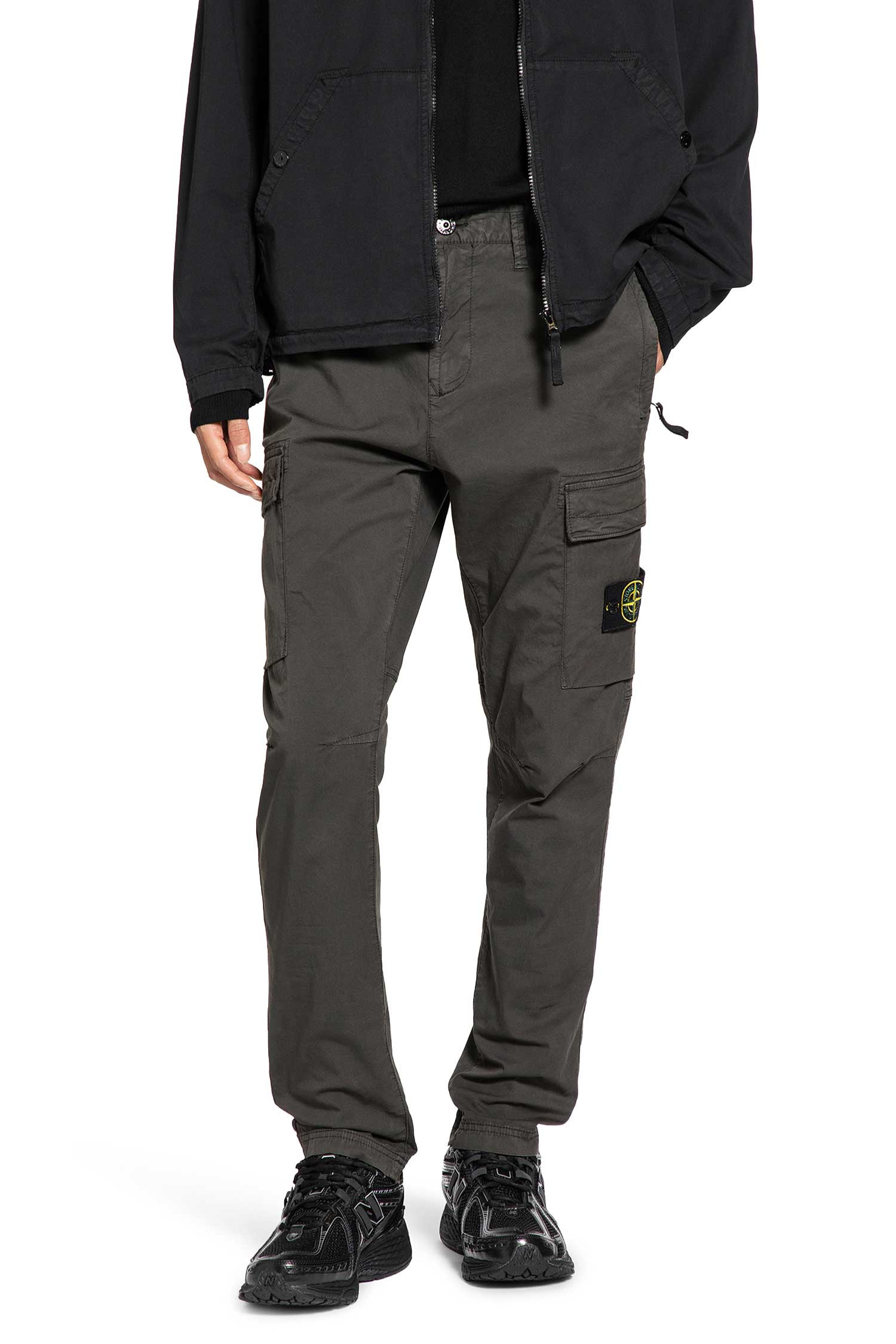 Stone Island Man Grey Trousers - 6