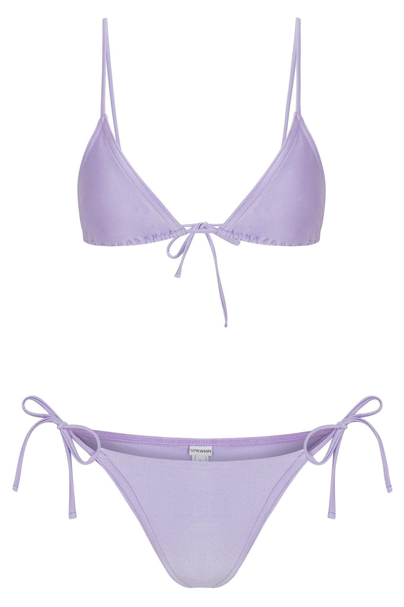 LAVENDER TRIANGLE BIKINI TOP - 5