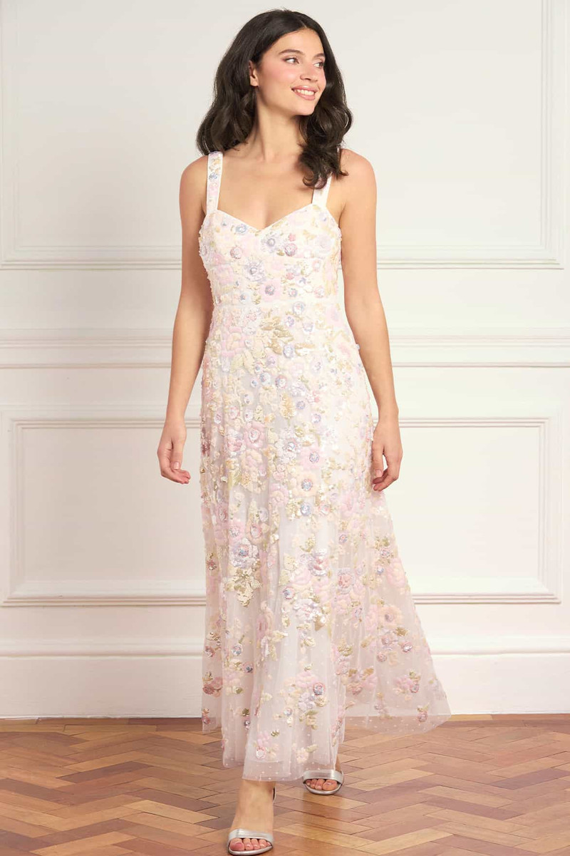 Needle & Thread Sequin Paradise Sweetheart Ankle Gown outlook