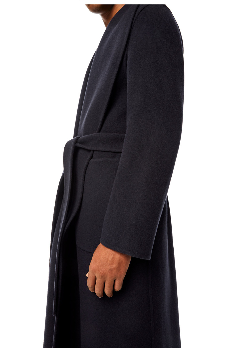 Belted coat in wool and cashmere 5